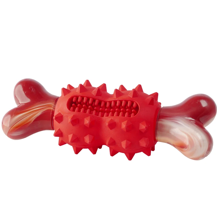 2024 Manufacturer a Mazon Indestructible Natural Rubber Nylon Bone Custom Dog Toys Dog Chew Bone Toy for Aggressive Chewers