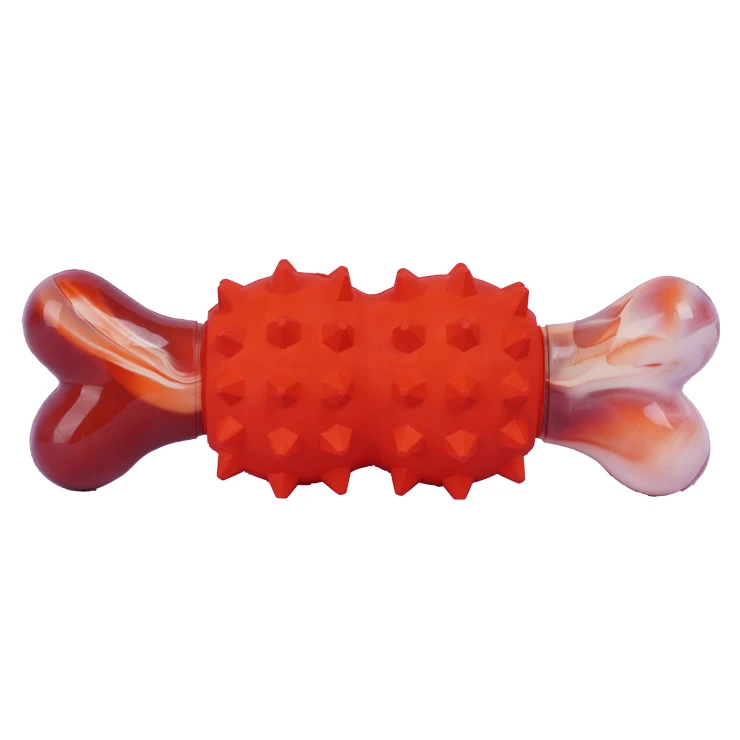 2024 Manufacturer a Mazon Indestructible Natural Rubber Nylon Bone Custom Dog Toys Dog Chew Bone Toy for Aggressive Chewers