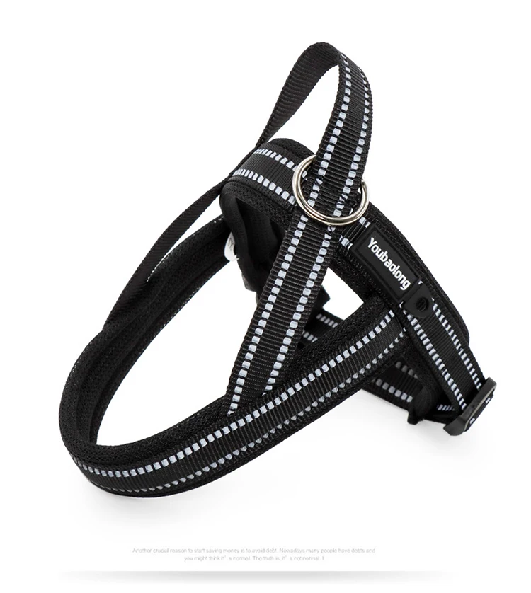 Soft Vest Neck Chest Adjustable Reflective Light weight Harness Anti-Twist Pet Lead Combo Dog Collar Leash And Harness Set