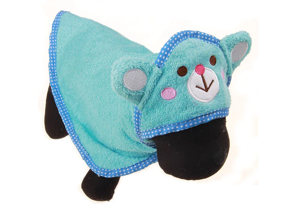 Cute shape animal dog bathrobe quickly absorb moisture soft high quality bath robe hoodie dog grooming accessories