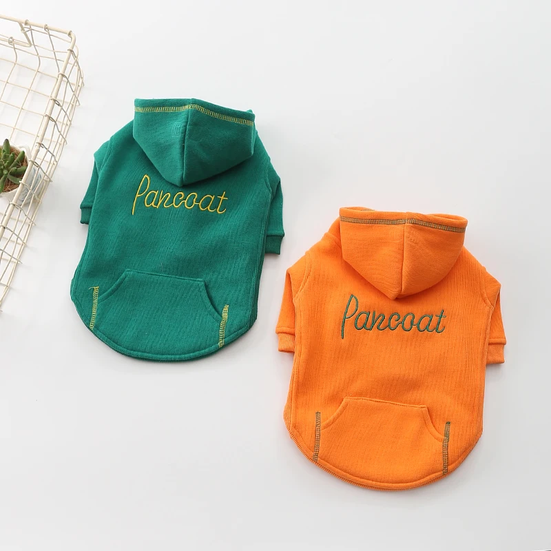 High Quality Pet Clothes Dog Hoodies Winter Pets Apparel Dogs Coat New Fashion Warm 100%Cotton Dog Clothes For EU And USA