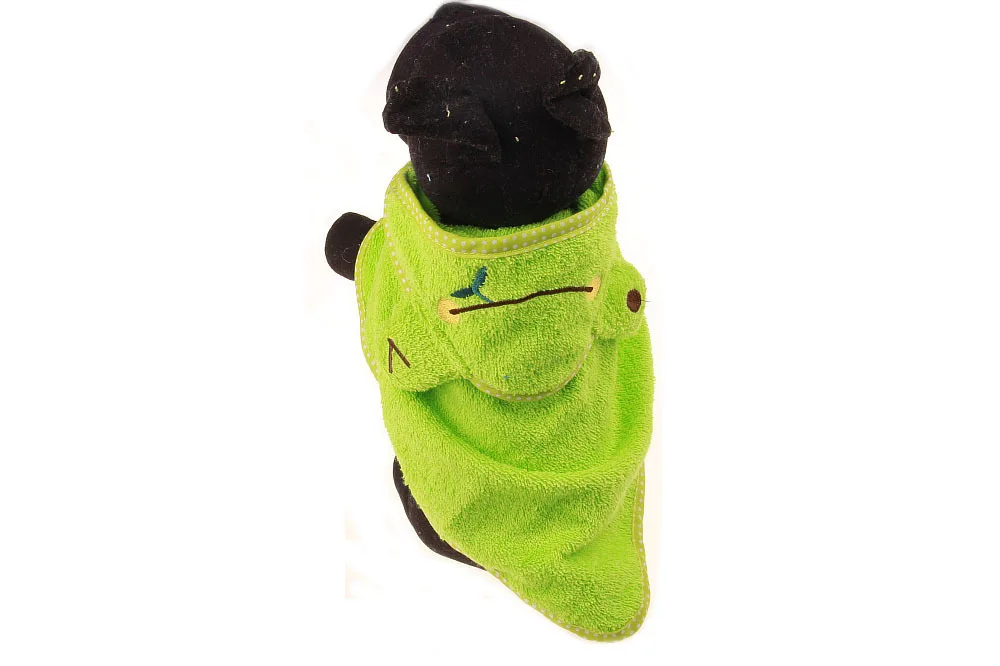 Cute shape animal dog bathrobe quickly absorb moisture soft high quality bath robe hoodie dog grooming accessories