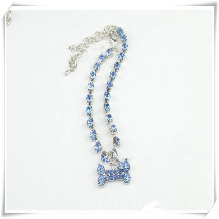 Fashionable pet dog accessory rhinestone necklace jewelry collar for cat