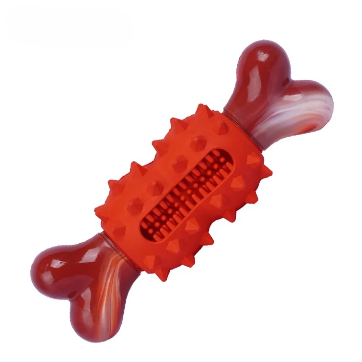 2024 Manufacturer a Mazon Indestructible Natural Rubber Nylon Bone Custom Dog Toys Dog Chew Bone Toy for Aggressive Chewers