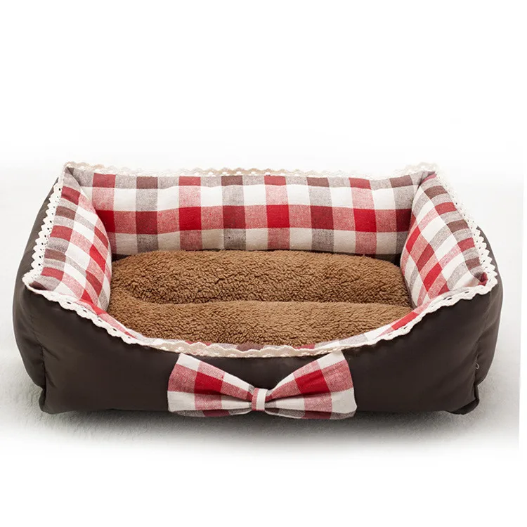 Manufacturers Lace bow pet nest mats washable eco friendly wholesale dog beds