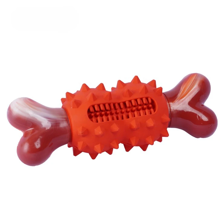 2024 Manufacturer a Mazon Indestructible Natural Rubber Nylon Bone Custom Dog Toys Dog Chew Bone Toy for Aggressive Chewers