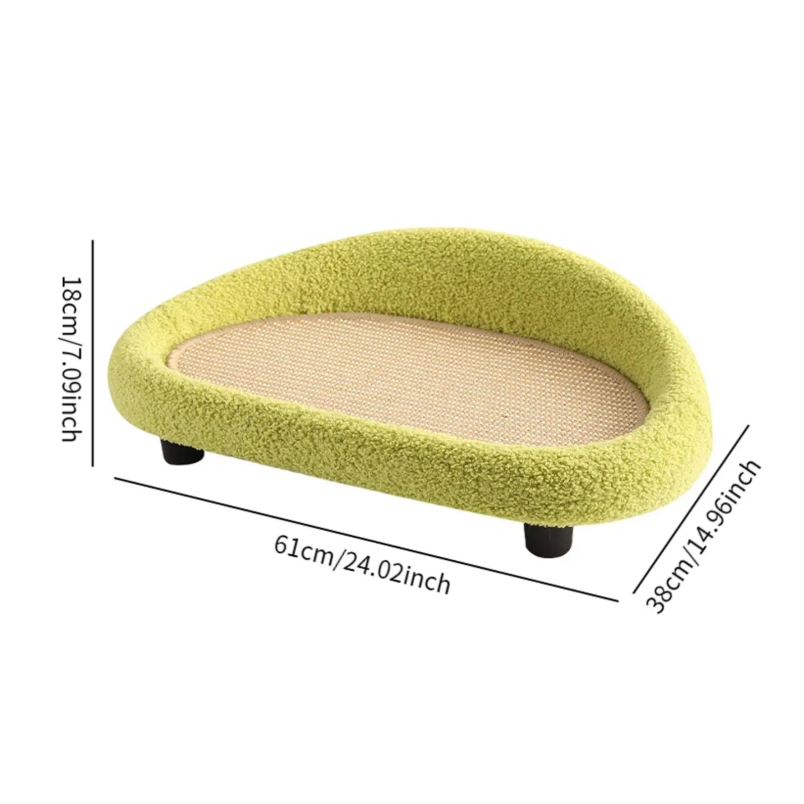 Sisal Cat Scratcher Pet Couch Chair for Comfort and Support Kitten Puppy