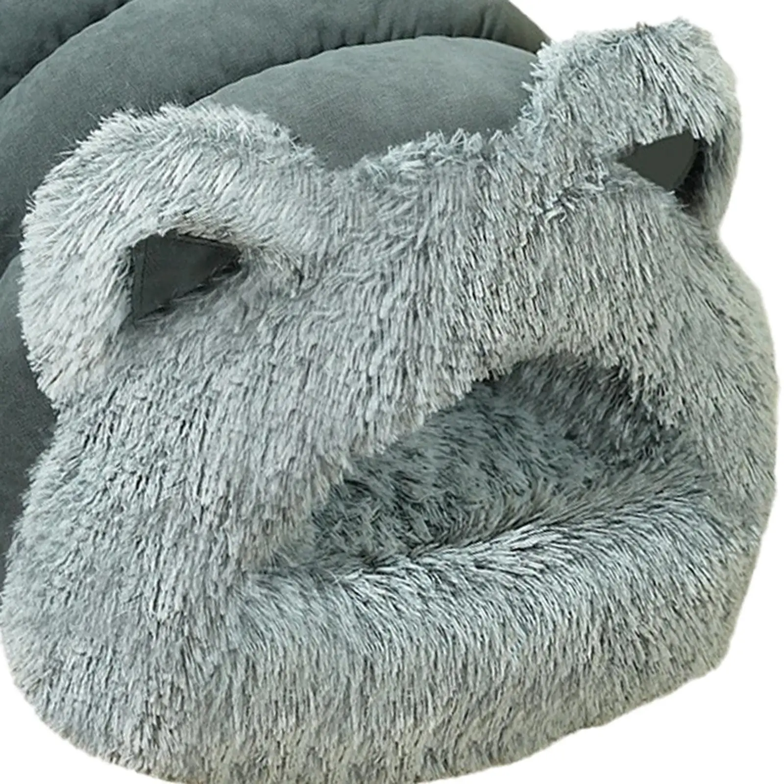 Cat Cave Bed Soft Washable Semi Enclosed Self Warming Pet Bed Sleeping Bag for Rabbits Small Animal Kittens Chihuahua Ferrets