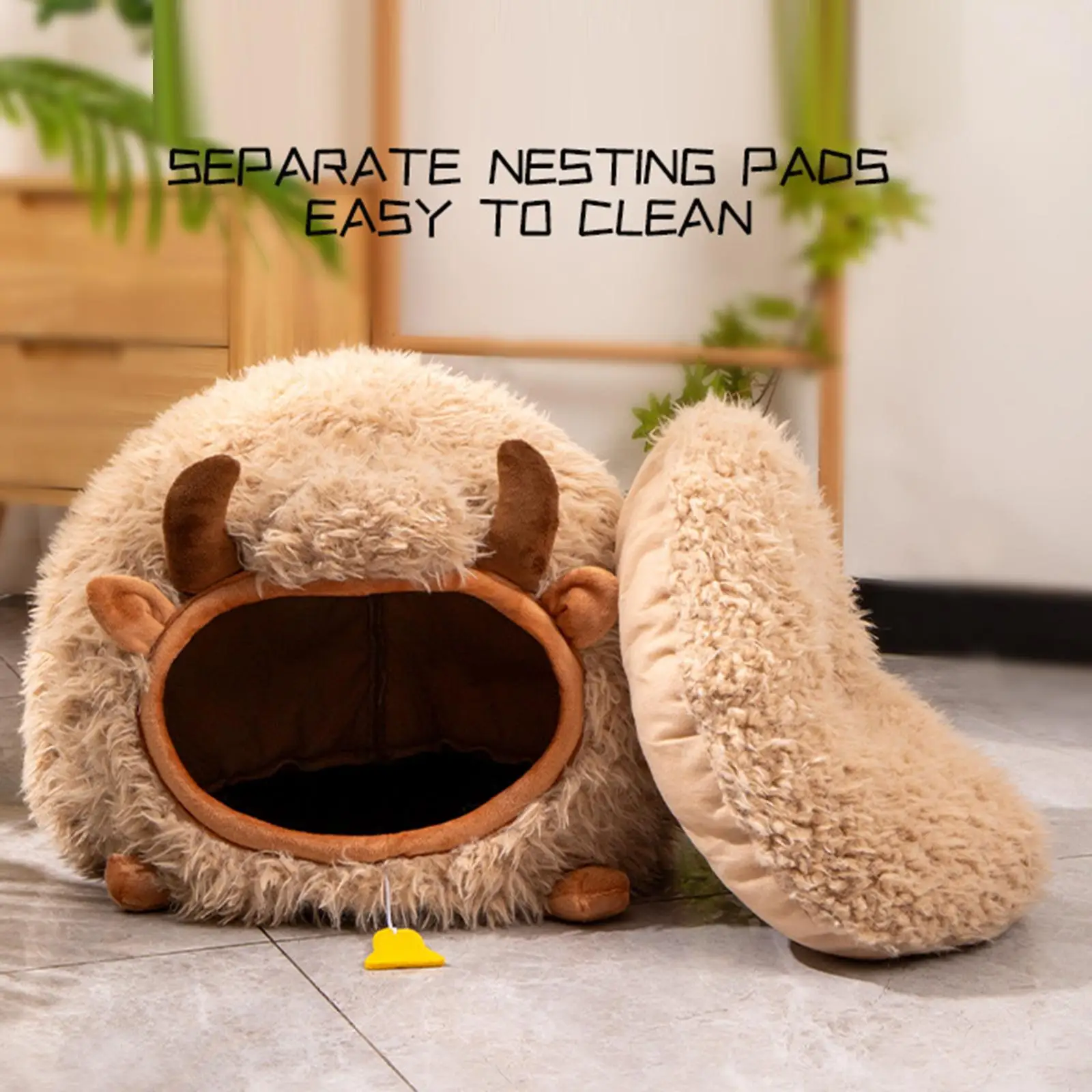 Cat Bed Dog Bed Comfortable Hideout Lightweight for Indoor Cats Nest Cat House for Pet Accessories Dog Kittens Kitty
