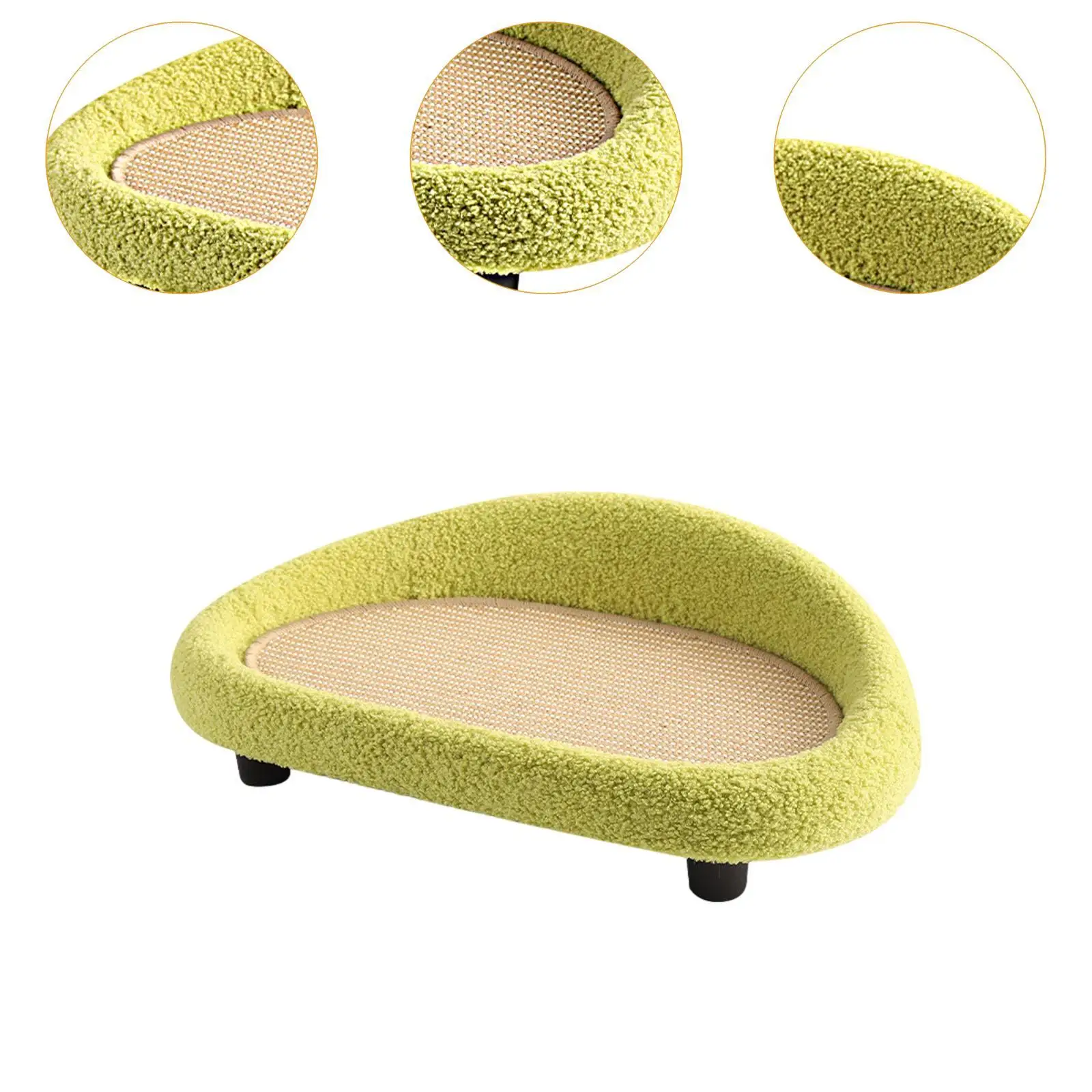 Sisal Cat Scratcher Pet Couch Chair for Comfort and Support Kitten Puppy
